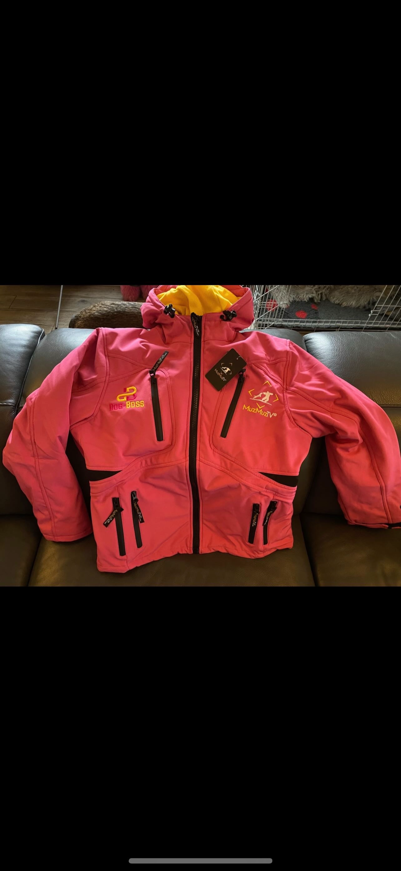 PINK Muzmuz softshell jacket