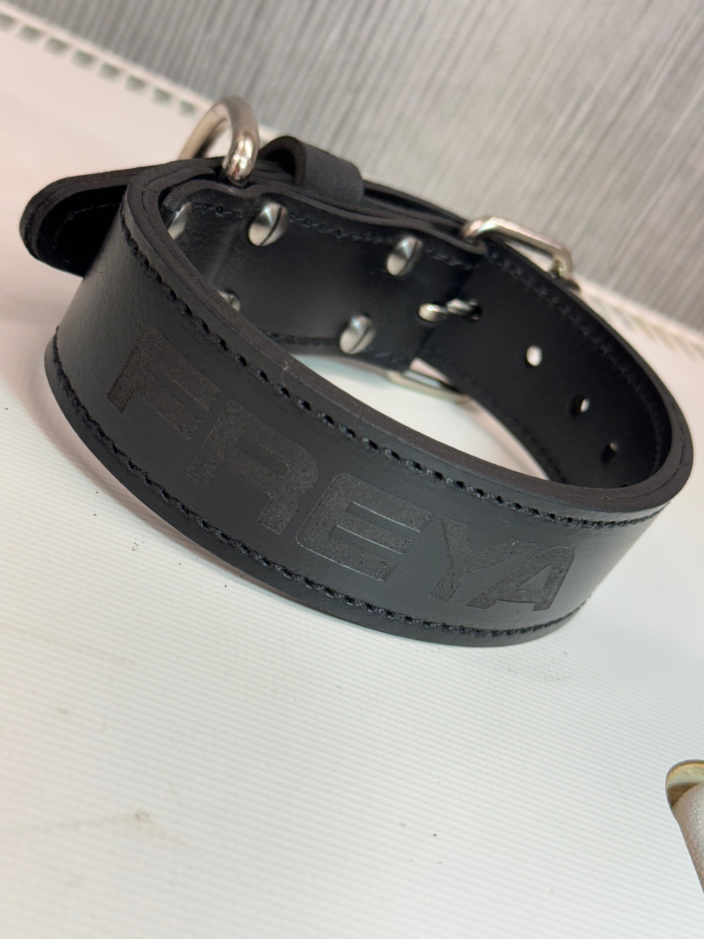 38mm wide every day leather PUPPY COLLAR