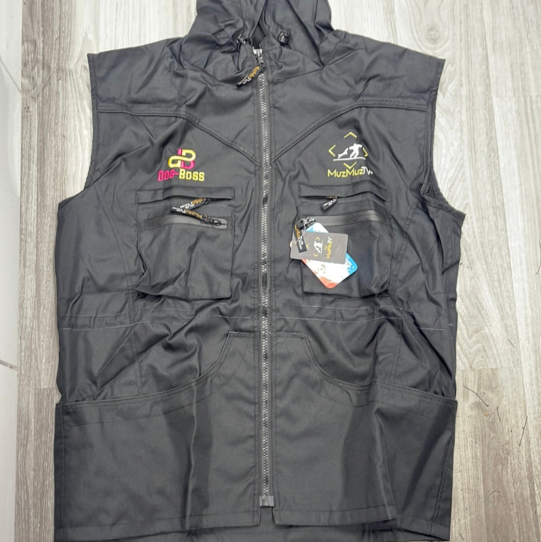 Muzmuz all black training vest