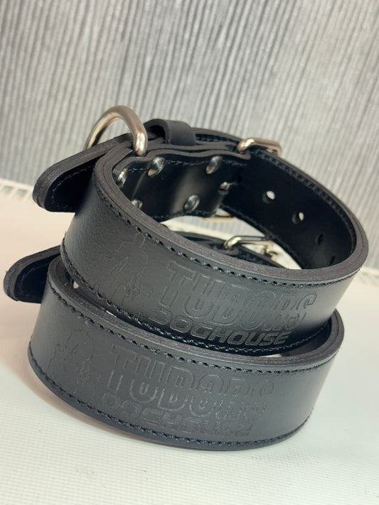 38mm wide every day leather PUPPY COLLAR