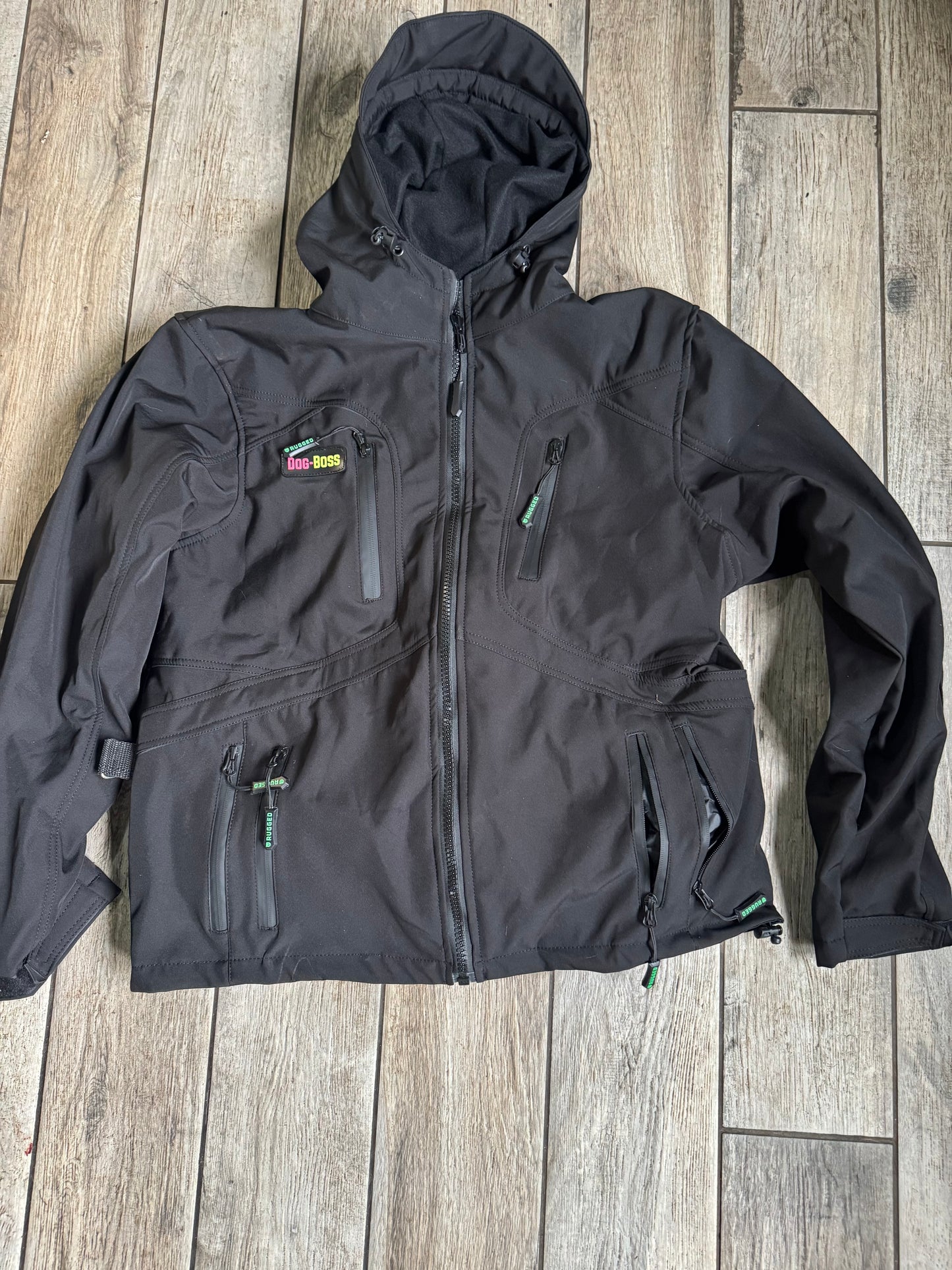 RUGGED Softshell black jacket