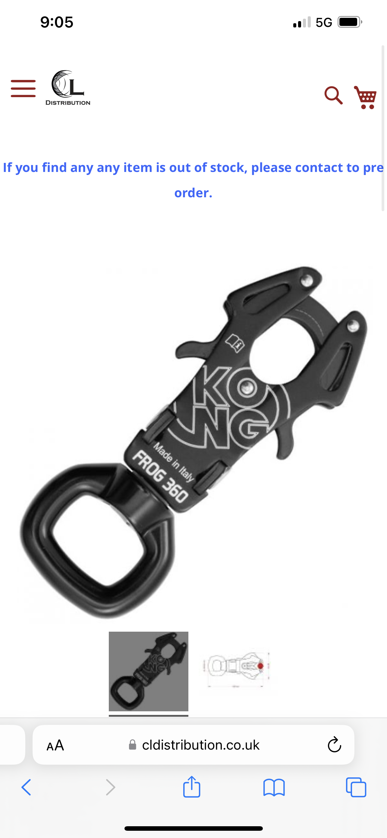 Supergrip lead kong frog 360